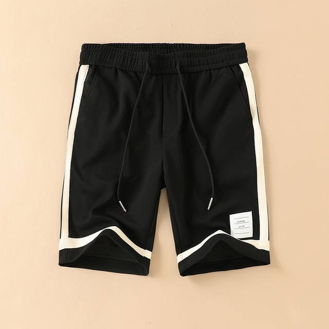 Siji Thom Browne 2025 Spring/Summer Logo, new stylish beach shorts, short shorts
