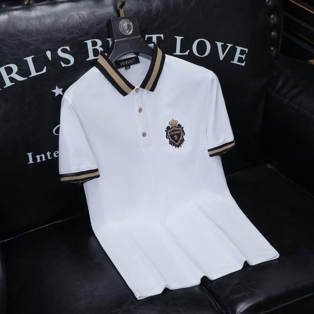Siji D&G2025Ss new spring and summer round neck short-sleeved T-shirt. A classic
