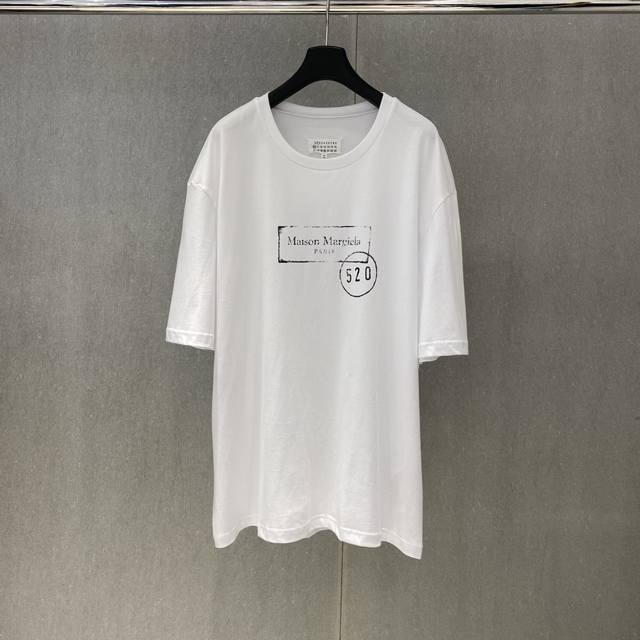 Xp Margiela 2025 Spring/Summer new 520 limited edition printed letter short slee