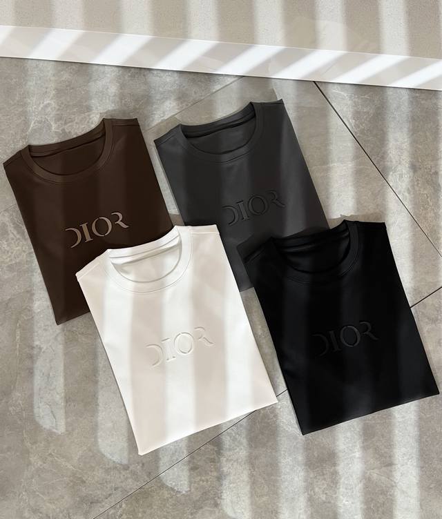 Qian Dio*Dijia 2025 Spring and Summer new style unisex short-sleeved T-shirt, so