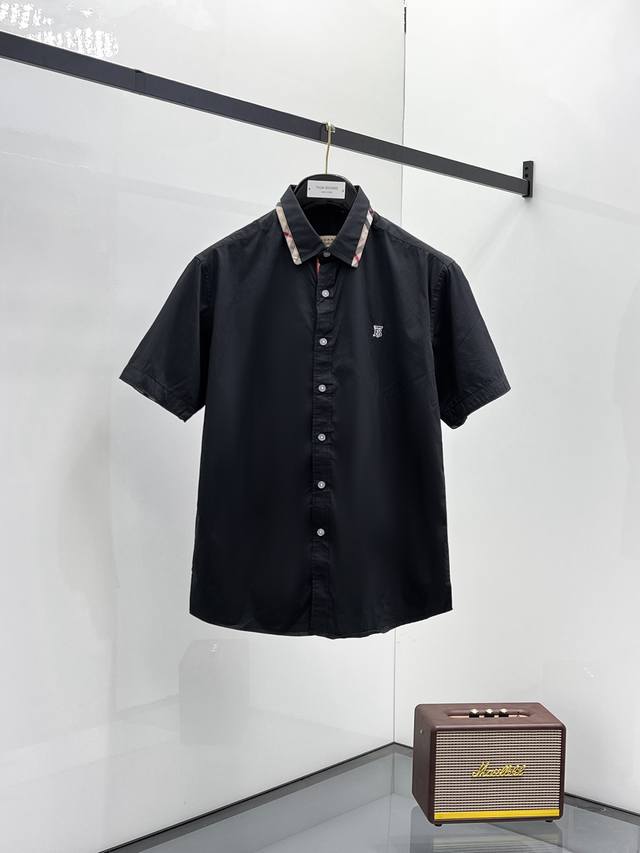 Guo Burberry short-sleeved shirts are available simultaneously on the official w