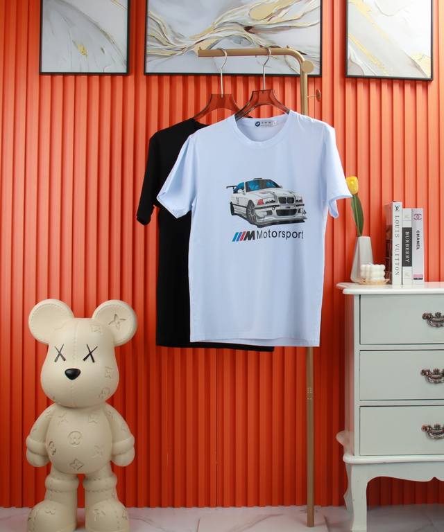 Lali BMW 2025 Spring/Summer new Polo shirt, lapel short-sleeved T-shirt series.