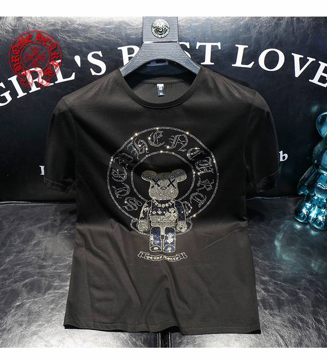 Siji Chrome Hearts' new spring/summer collection, the latest short-sleeved, crew