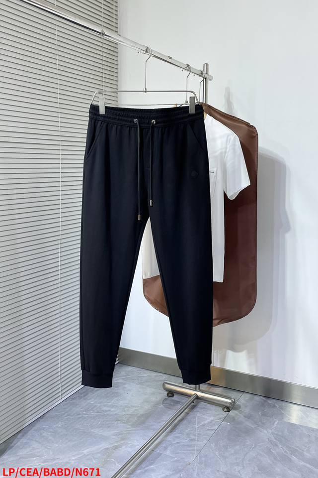 N671 Lp Loro Piana, 25 new sports casual drawstring sweatpants. Made of imported