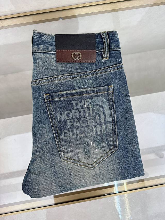 Gucci's new summer 2025 jeans are now in stock. These are super customized versi