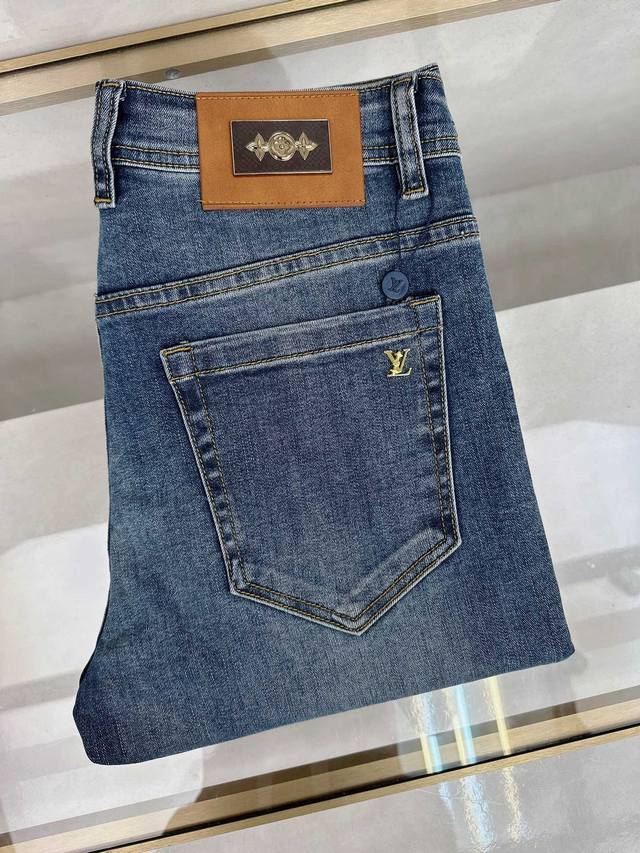 Lv 2025 summer new style is now on the market, the original single hot jeans sup