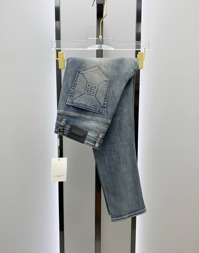 Givenchy men's denim jeans, featured in the official brochure and poster look! M