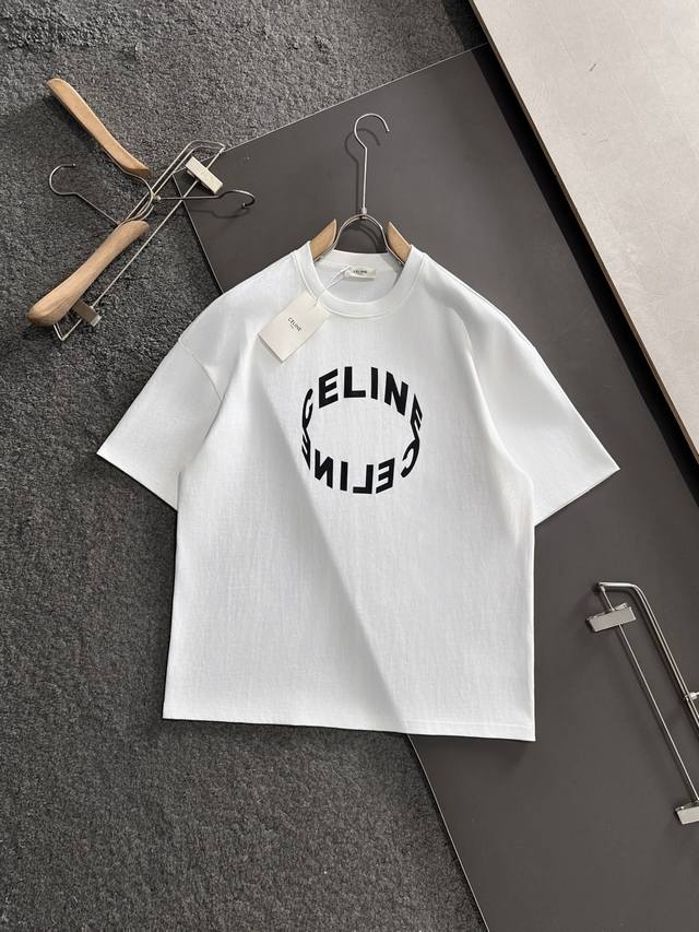 Cel* 260g pure cotton double yarn loose handsome T-shirt hot spot spring and sum