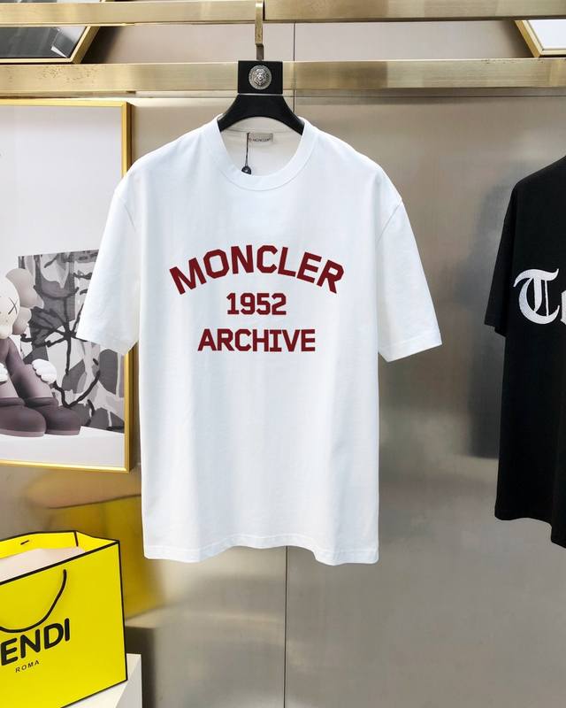 Mon** Monkou 2025 early spring new original men's round neck short-sleeved T-shi