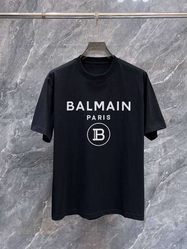 Balm** Balmain 2025 new 260g short-sleeve top is now available. Custom-made, top