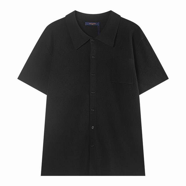 G118 Lv knitting 25 new style, Lv classic hollow jacquard knitted Polo, customiz