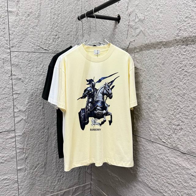 Bbr Burberry 2025 Spring/Summer Classic War Horse Simple Letter Print Personaliz