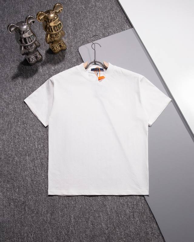 Louis Vuitton round neck short-sleeved T-shirt LV letter logo cloth printing log