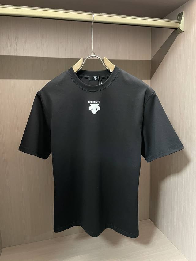 Descente's 2025 new round-neck short-sleeved T-shirt is a high-end version! Cust