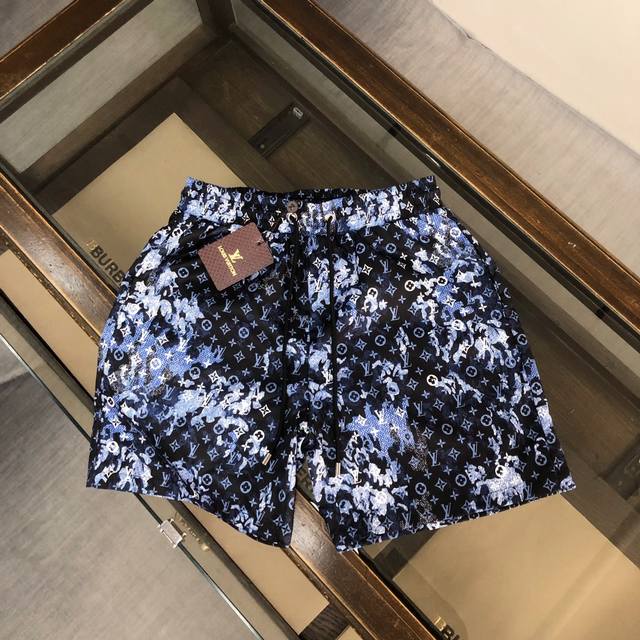 Louis Vuitton LV new official website catwalk style LNS popular beach shorts ~ f