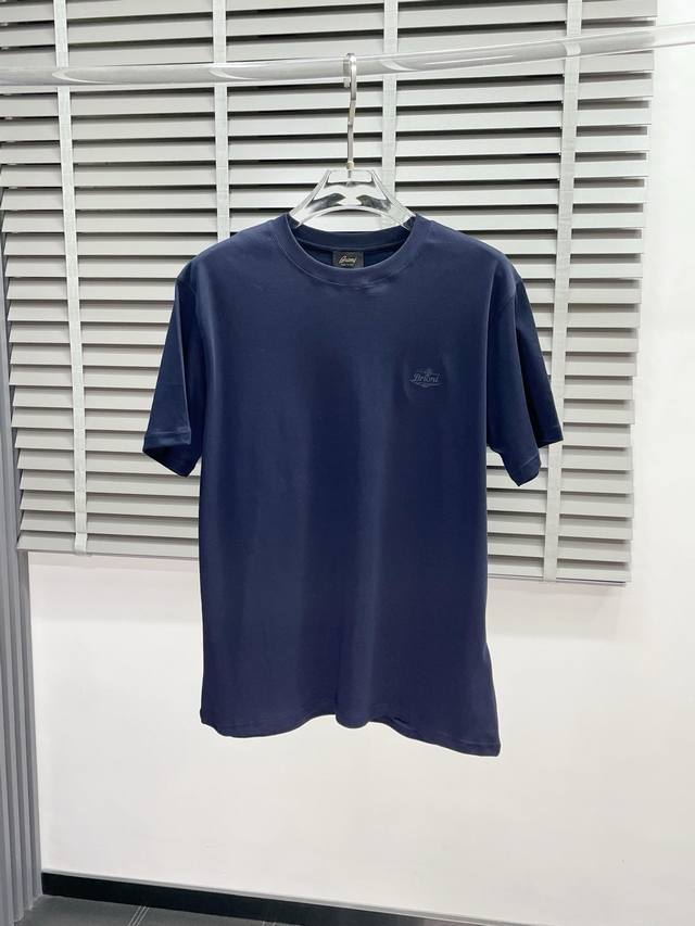 Brioni exclusive new original men's casual short-sleeved high-end customization