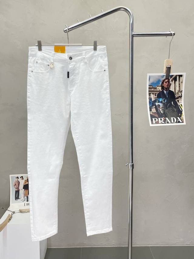 Louis Vuitton exclusive new high-end jeans! Custom-made fabrics are breathable a