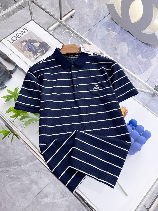 New arrival in spring, Lp2630Ss, new summer letter logo men's lapel Polo shirt!
