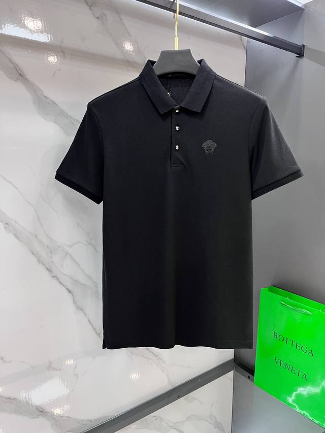 Versace 2025 new high-end business Polo is a must-have item for white-collar wor