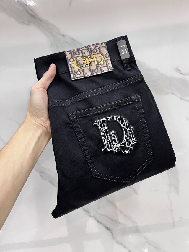 Dibo 2025Ss early spring new thin heavy casual jeans, imported high-quality wash