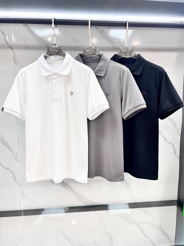 Lp2570 new spring and summer short-sleeved lapel T-shirt Polo, the highest versi