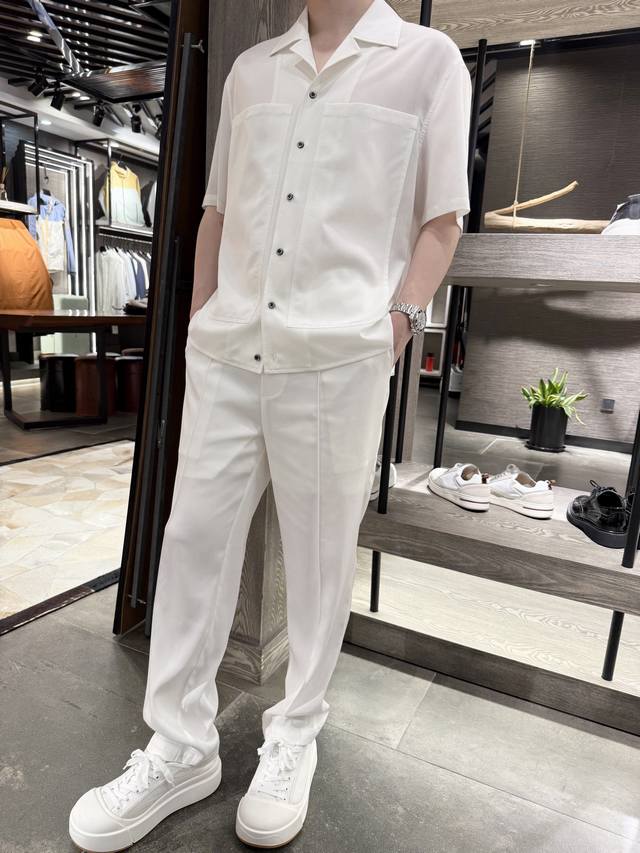 Fendi - Ultra-Thin Wool Blend Shirt, made from an ultra-thin wool blend, boasts