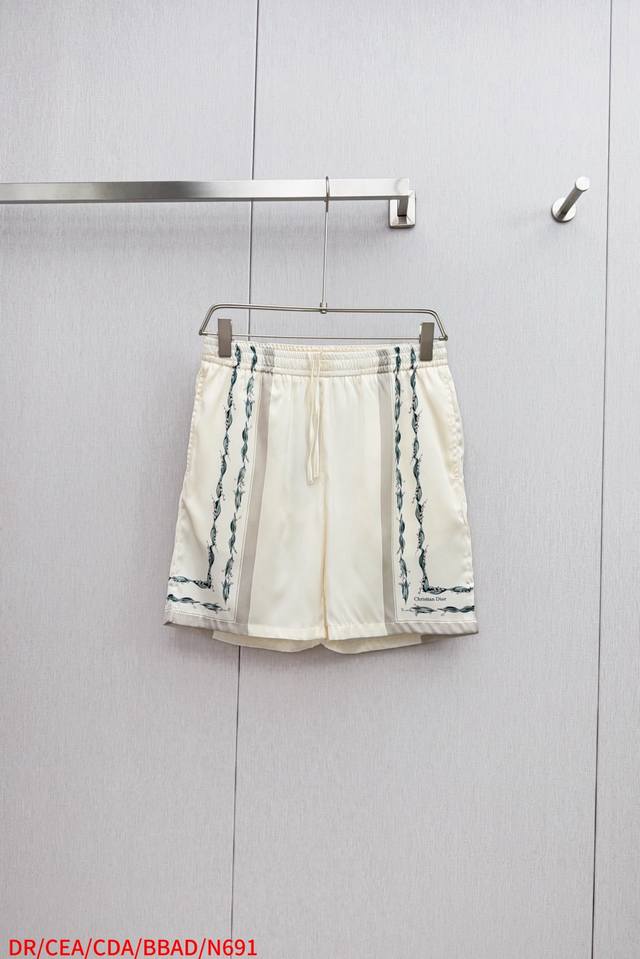 Top and Pants N691 Dr Dior 25Ss new short-sleeved pants highlight the classic Ci