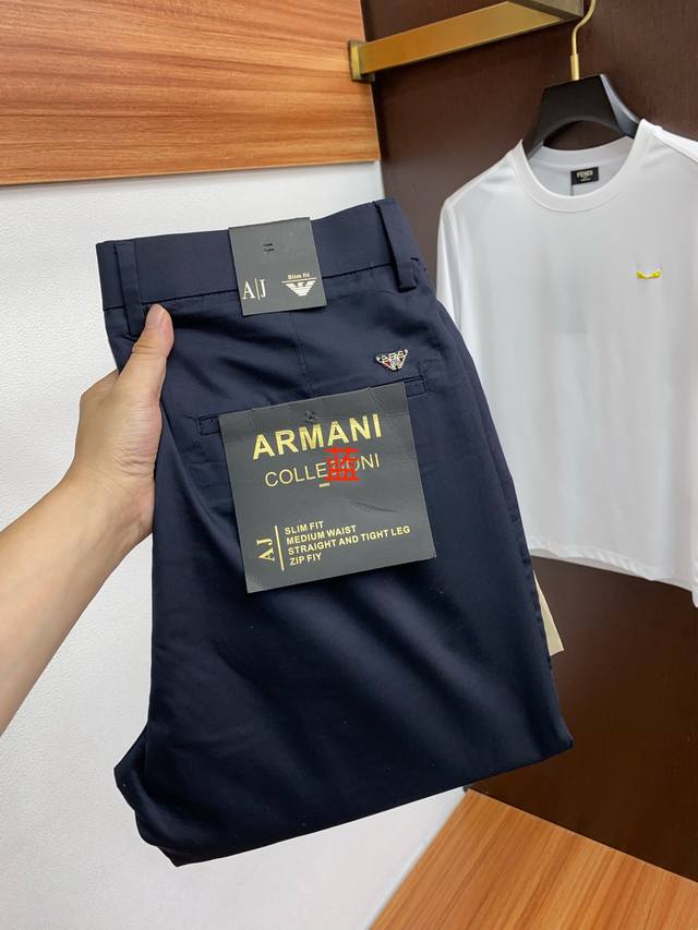 Armani 2025Ss Early Spring New Arrival Men's Suit Casual Pants, a must-have ever