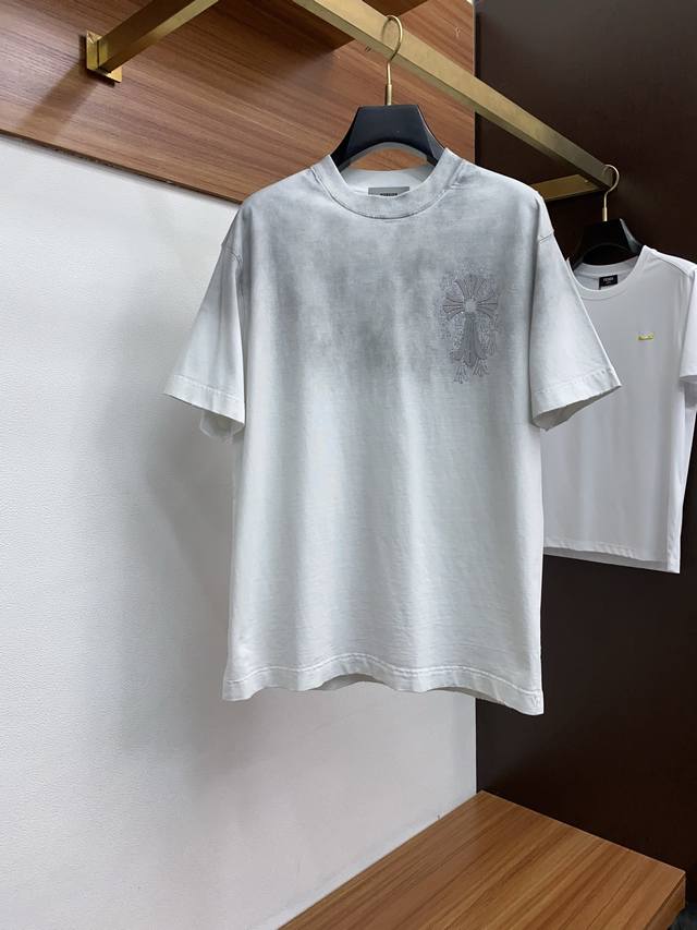 Chrome Hearts 25Ss Spring/Summer new pure cotton round neck short-sleeved men's