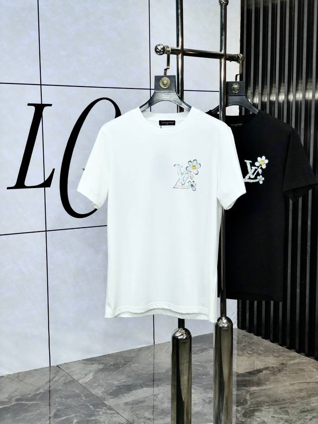 Lv. Top-tier 2025 Spring/Summer new release, the latest short-sleeved crew neck