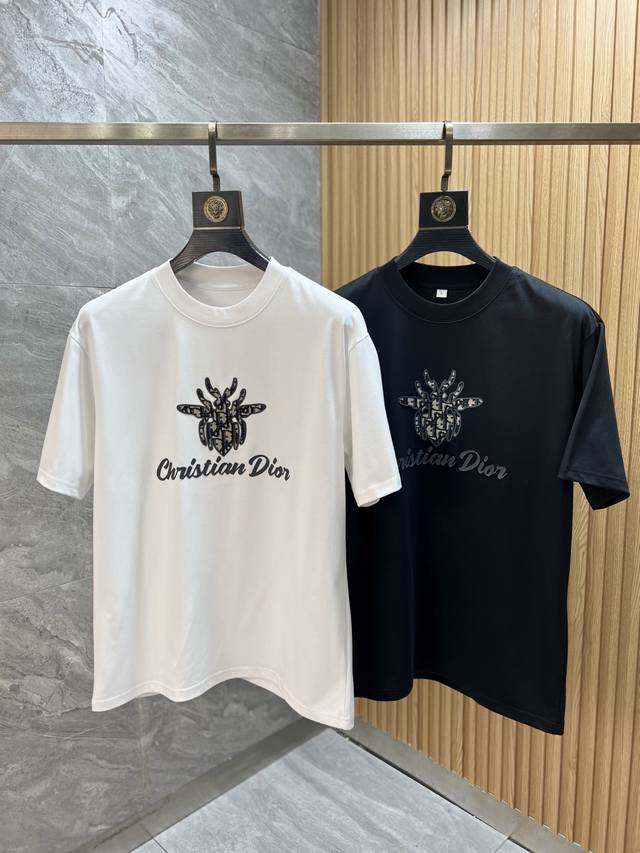 Dior 2025 Spring/Summer new arrivals, three complete labels, short-sleeved T-shi