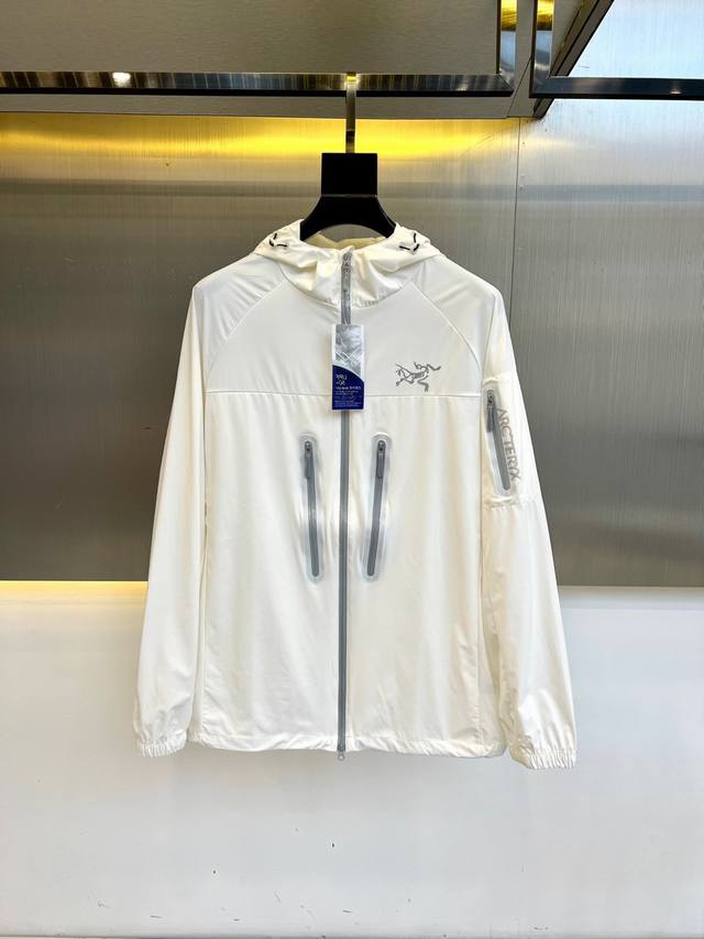 Arc'teryx, 2025 Men's Hooded Casual Jacket, Spring/Summer Thin Sun Protection. U