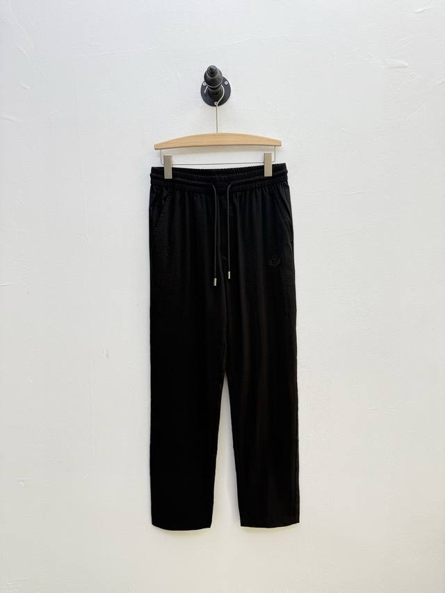 Lp logo embroidery decorative drawstring casual pants, OEM factory P produced ne