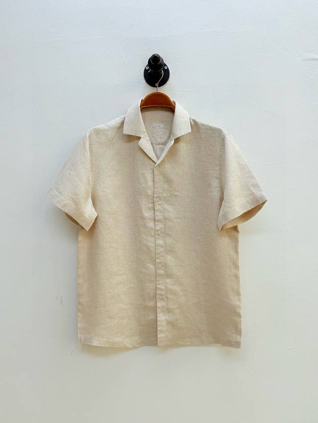 Bc Cuban-collar linen short-sleeved shirt, a new summer product from OEM factory