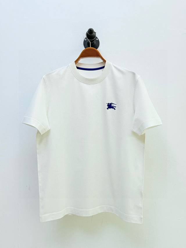 Bur-Equestrian Knight Logo Embroidered T-shirt Trading Company Order Huangshi Me