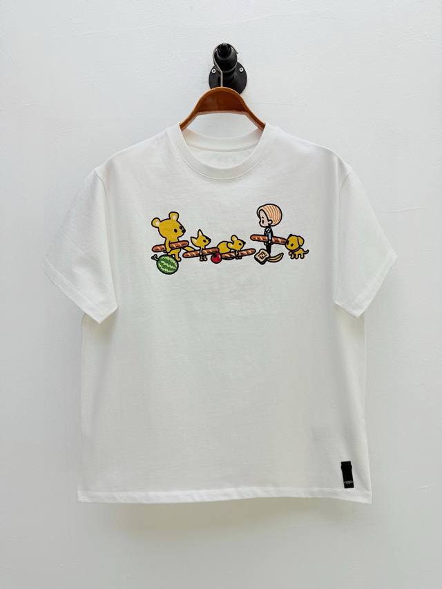 Fd co-branded printed round neck T-shirt, produced by OEM factory P, new spring