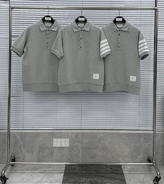 Polo Water Ripple Waffle Short Sleeve Polo Custom woven and dyed with 420g cotto