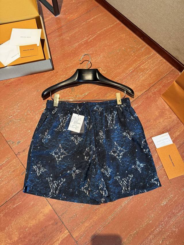 Louis V* Beach Shorts are a luxurious summer ensemble with stunning details. The