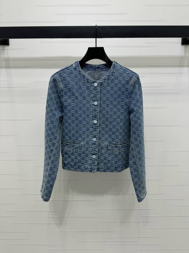 New, original, high-quality Gucc* 2025 Early Fall Collection! Jacquard denim cre
