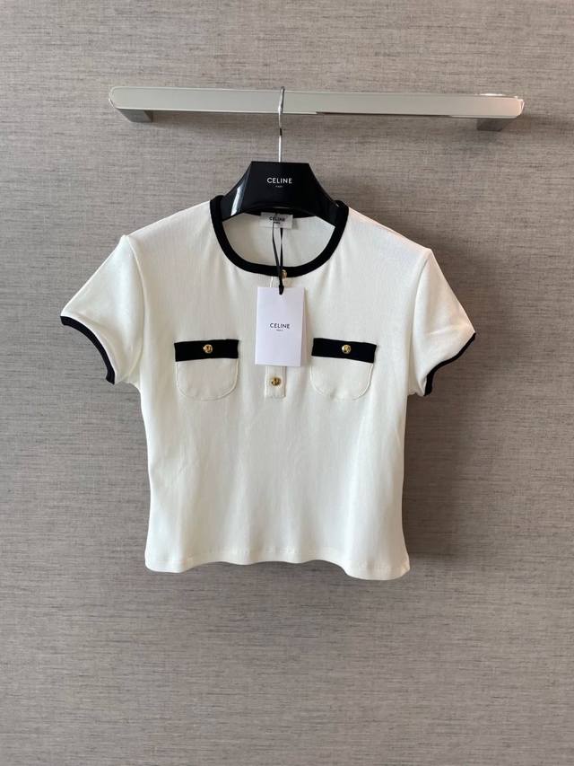 Ce1Ine 25Ss Early Fall New Arrivals Collection: Contrast Color Double Pocket Gol