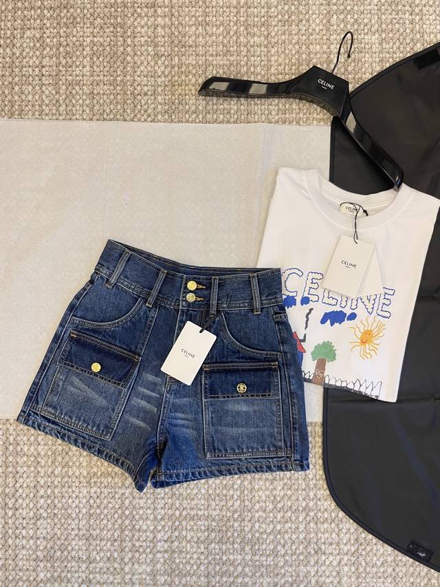 Ce1Ine 25Ss new product launch: graffiti print letter pattern short-sleeved T-sh