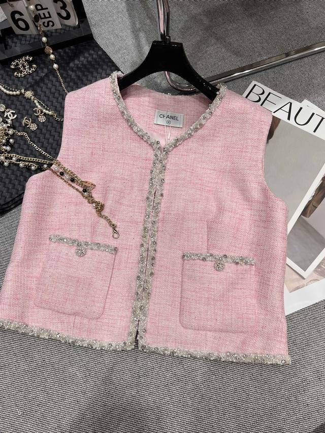Chane* 2025 early autumn new style small fragrance vest, exclusive exclusive ver