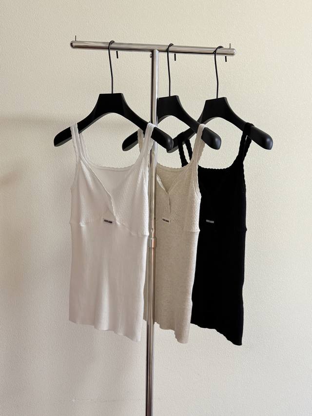 Miu lace knitted suspenders, custom-made with imported cotton and nylon, featuri