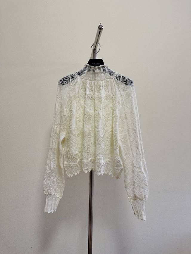 Dio Early Spring Lace Two-Piece Top Custom-Dyed Gentle Beige Apricot Exquisite C
