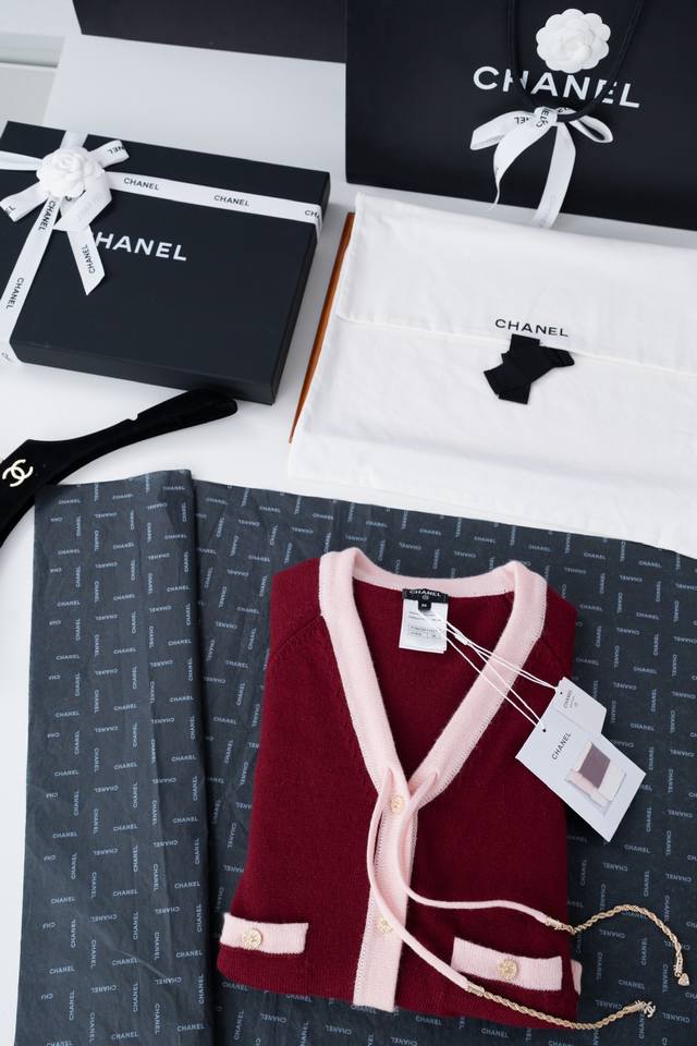 Chan Nel25A knitted cardigan - made of high-quality silk thread weaving technolo