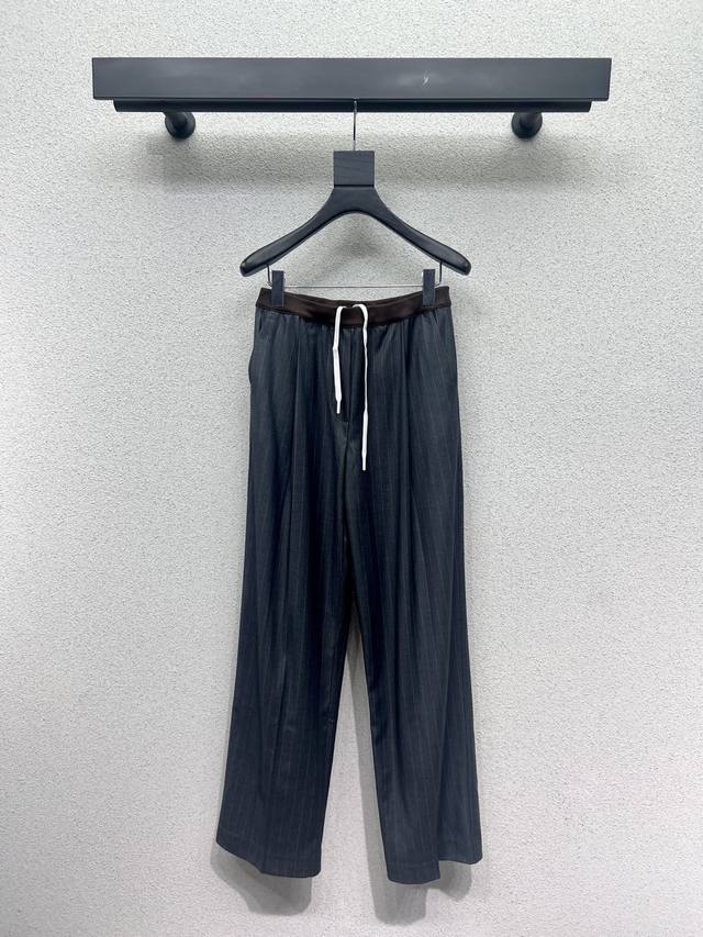 Miu Collection premium grey striped trousers are comfortable, stylish, and elega