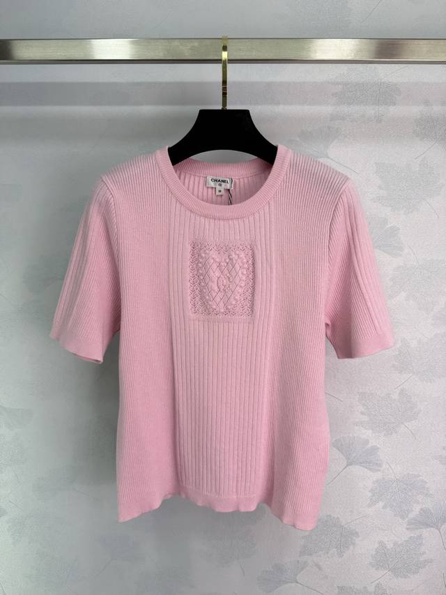 Chane*25 Spring/Summer New Arrival! Minimalist knit top, youthful and stylish, s