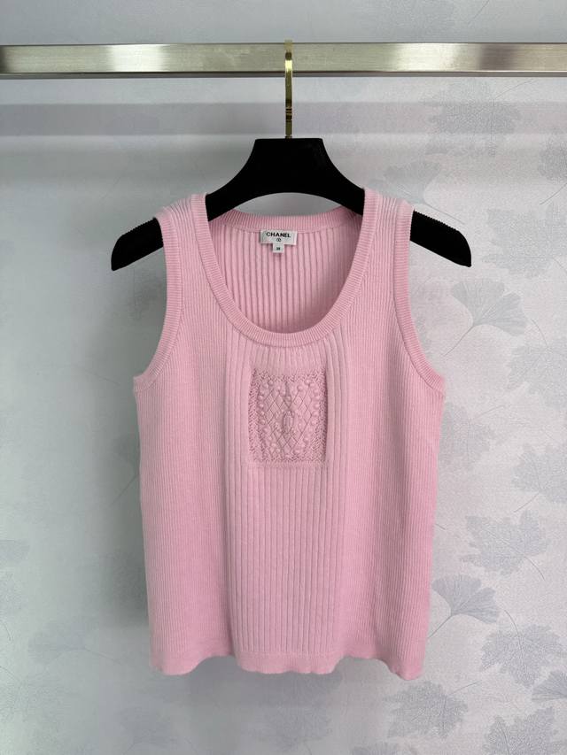 Chane*25 Spring/Summer New Arrival! Minimalist knitted vest, youthful and stylis