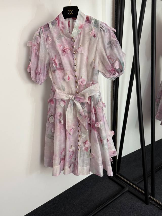 Style No. 20254445 Zimmermann's latest three-dimensional bow beaded flower decor