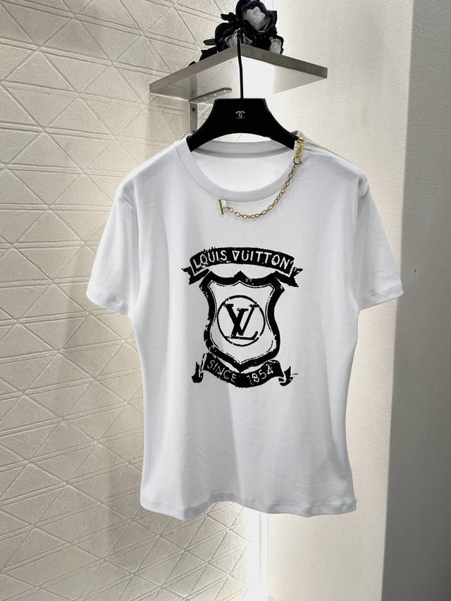 Louis Vuitto*2025 New Arrivals. Custom printed chain. Yb twill cotton material,